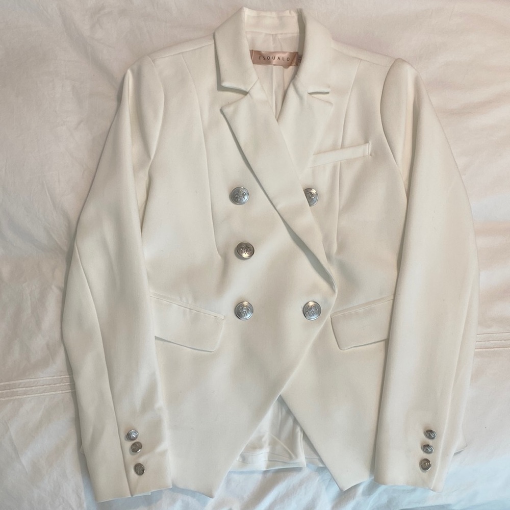 Esqualo Off White Blazer NWT 4